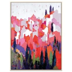 Embrace Framed Canvas Print