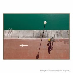 In Bici Photographic Canvas Print With Floating Frame