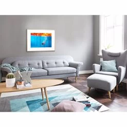 The Diver Acrylic Print With Frame -Home Decoration Store 1127565 THE 20DIVER L1 20NAT 20RM