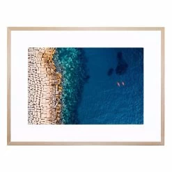 From Above Acrylic Print With Frame