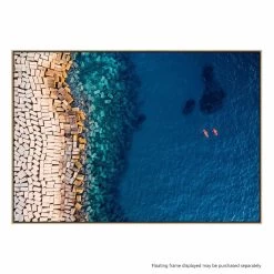 From Above II Photographic Canvas Print With Floating Frame
