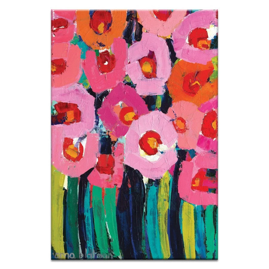 Pink Poppies Canvas Print 1 Pink Poppies Canvas Print