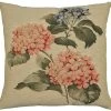 Two Pink Hydrangea Cushion