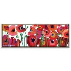 Betty's Blooms Canvas Print With Frame