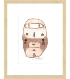 Face Of Chipati Framed Print