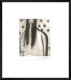 Woman Profile I Framed Print