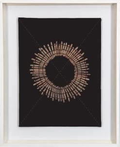 Linen Sticks Black Fabric Artwork -Home Decoration Store 4090LSB