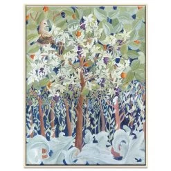 Glimps Of Paradise Framed Canvas Print