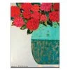 Red Geraniums Canvas Print