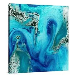Aqua Stratis Canvas Print
