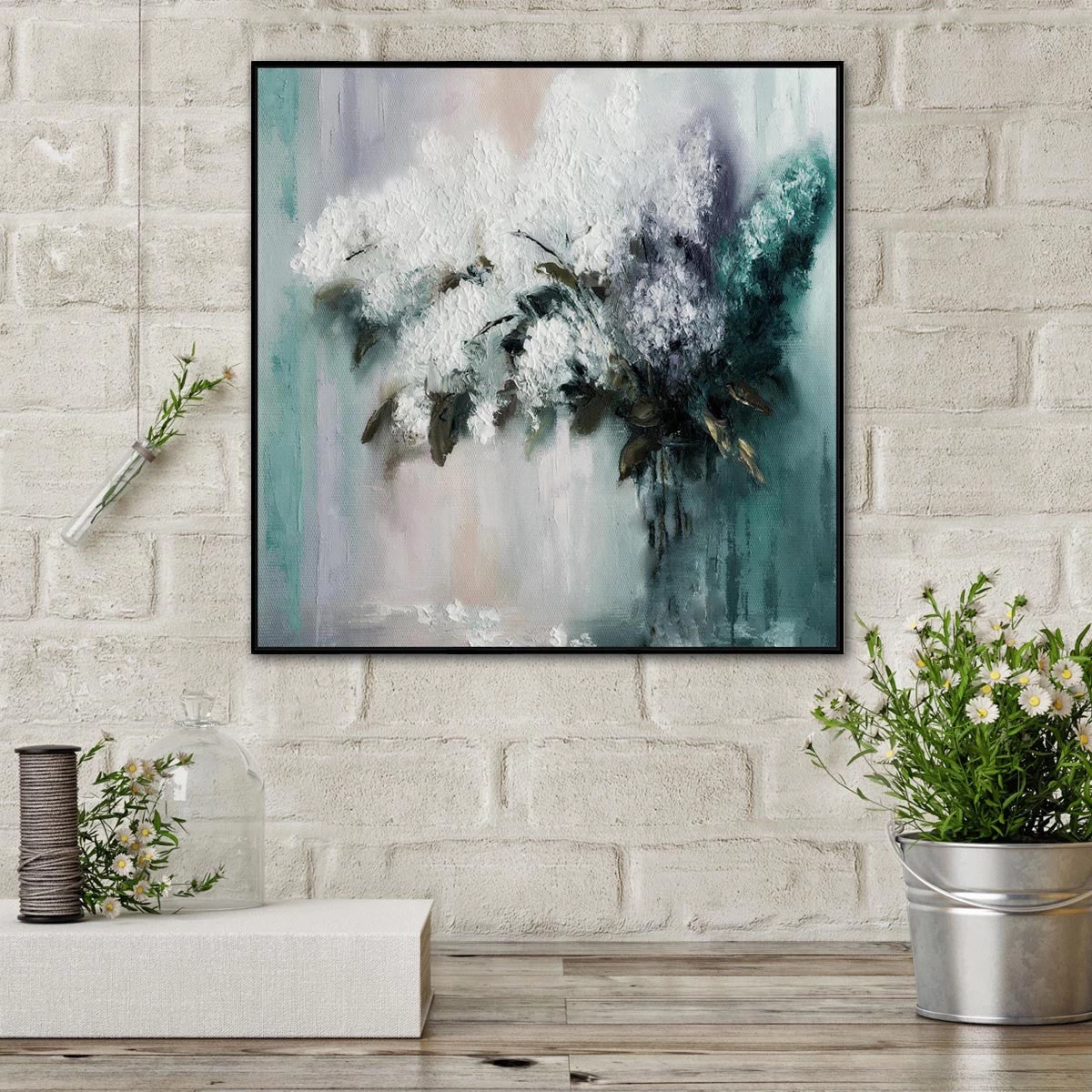 Bouquet Serenade Canvas With Floating Frame 4 Bouquet Serenade Canvas With Floating Frame - Image 4