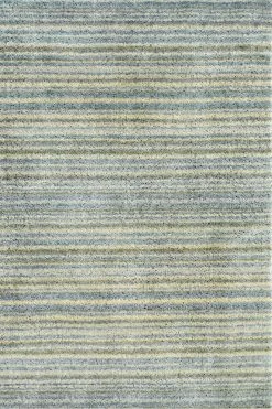 Brindle Stripe Sea Hand Knotted Rug