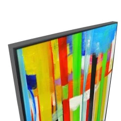 Composition 11 Canvas Painting With Floating Frame -Home Decoration Store COA 749 COMPOSITION 2011 BLK 203D