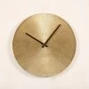 Antique Brass Wall Clock Small