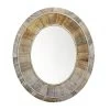 Recycled Pine Oval Mirror