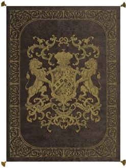 Heraldic Throw Chocolate
