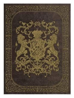 Heraldic Wall Hanging Chocolate
