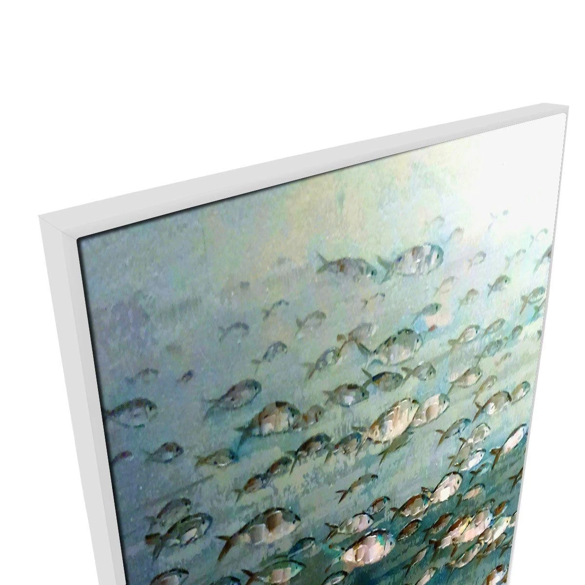 Pescatory Canvas Painting With Floating Frame 5 Pescatory Canvas Painting With Floating Frame - Image 5