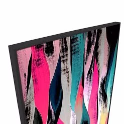 French Quarters Canvas Painting With Floating Frame -Home Decoration Store LJZ 716 FRENCH 20QUARTERS BLK