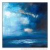 Stormfront Canvas Painting With Floating Frame