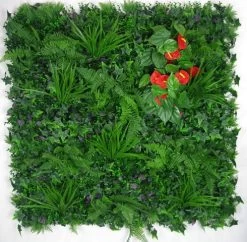 Mixed Jungle Artificial Vertical Outdoor Garden