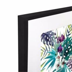 Grandiflora Acrylic Print With Frame -Home Decoration Store SPT 517 GRANDIFLORA BLK 203D
