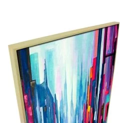 Manhattan 7 Canvas Painting With Floating Frame -Home Decoration Store TH8 MANHATTAN 207 NAT 203D