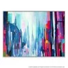 Manhattan 7 Canvas Painting With Floating Frame