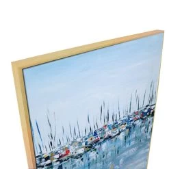 Marina Bay Canvas Painting With Floating Frame -Home Decoration Store VGS 141 EB MARINA 20BAY NAT 203D