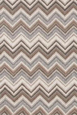 ZigZag Woollen Rug Natural