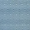 Diamond Denim & White Indoor Outdoor Rug