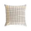 SAORI Striped Cotton Cushion Cover 45 X 45 Cm