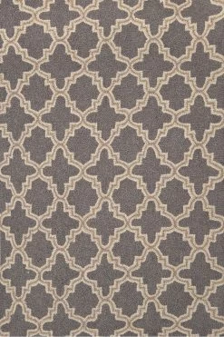 Plain Tin Woollen Rug Charcoal -Home Decoration Store plain tin woollen rug charcoal