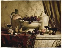 Lunch In Italy Tapestry With Rod