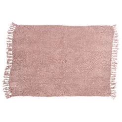 Valeria Woven Throw Rug 130x170cm - Pink