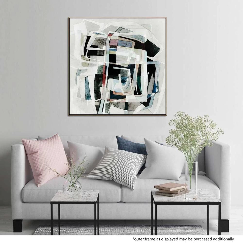 Jensens Range Canvas Painting With Floating Frame 3 Jensens Range Canvas Painting With Floating Frame - Image 3