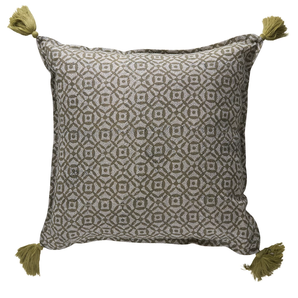 Balveer Glaze Olive Cushion 1 Balveer Glaze Olive Cushion