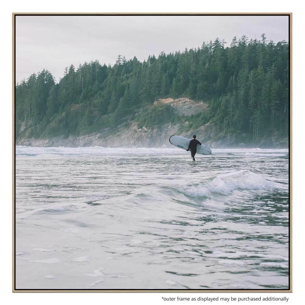 Tributary 3 Canvas Print With Floating Frame 1 Tributary 3 Canvas Print With Floating Frame