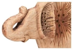Wooden Chiselled Elephant In Mango Wood - Natural/Black -Home Decoration Store shopify 06d68bab7f4b6183588c025085abeda2 wooden chiselled elephant in mango wood natural black