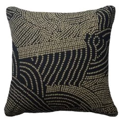 Dreamtime Dots Black Lounge Cushion -Home Decoration Store shopify 06f90817535659c620d7167cdb632964 dreamtime dot black lounge cushion