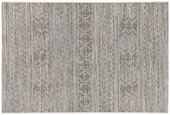 Stacy Indoor/Outdoor Polypropylene Sabrina Distressed Rug - Cream/Blue