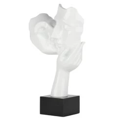 Kissing Couple Sculpture White Gloss -Home Decoration Store shopify 0889af63493441ca7e5697ccd2be3224 kissing couple sculpture white gloss