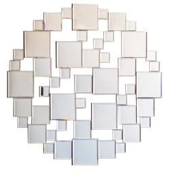 Metropolis Round Mirror