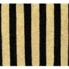 Black Stripe Doormat