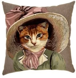 Cats In Hats Cushion Bonnie