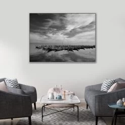 Cardume Photographic Canvas Print With Floating Frame -Home Decoration Store shopify 1267198 JTREB CARDUME L1 WHT RM