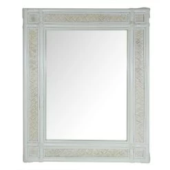Cardiff Mirror White Wash