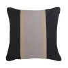 Outdoor Raffia Medium Cushion Black