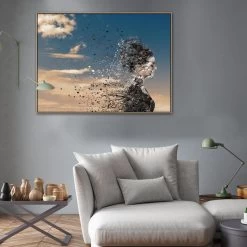 In The Wind Digital Canvas Print With Floating Frame -Home Decoration Store shopify 1X CP 773728 in the wind L1 NAT RM
