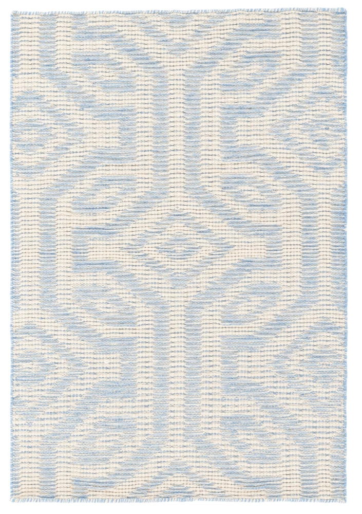 Taj Blue Wool Woven Rug 1 Taj Blue Wool Woven Rug